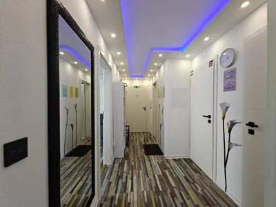Grundriss der Unterkunft Modern Apartments Neuburg UU - NEU - 2 Zimmer, Komfort, Top Ausgestattet, Smart TV, Wi-Fi