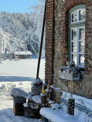 falternhof loft - geschichte trifft auf design im Winter