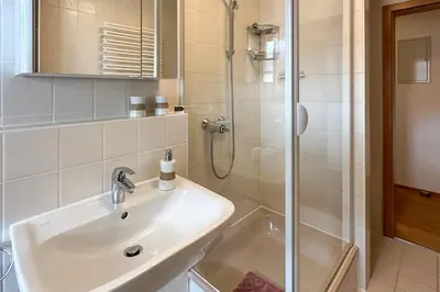 Ein Badezimmer in der Unterkunft Cäcilia
