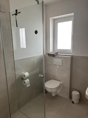 Ein Badezimmer in der Unterkunft Boardinghaus Koucha - Wohnen auf Zeit