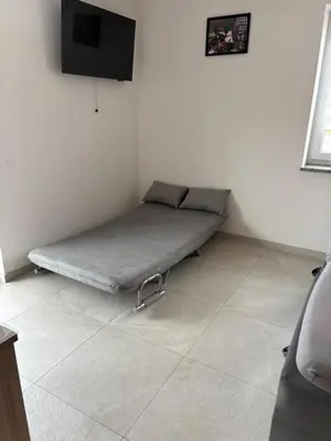 Ein Sitzbereich in der Unterkunft Boardinghaus Koucha - Wohnen auf Zeit