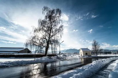 Naturlandschaft in der Nähe des Bed & Breakfasts