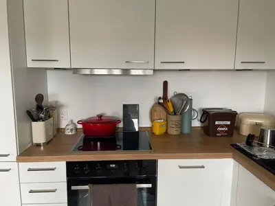 Küche/Küchenzeile in der Unterkunft Cozy apartment in Munich