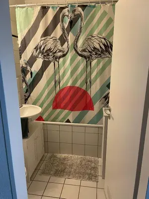 Ein Badezimmer in der Unterkunft Cozy apartment in Munich