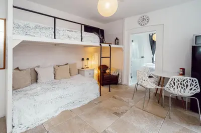 Ein Bett oder Betten in einem Zimmer der Unterkunft Alpenrausch 1
