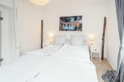 Ein Bett oder Betten in einem Zimmer der Unterkunft Alpenrausch 1