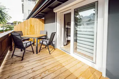 Ein Balkon oder eine Terrasse in der Unterkunft Alpenrausch 2