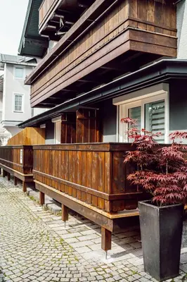 Das Gebäude in dem sich die Ferienwohnung befindet