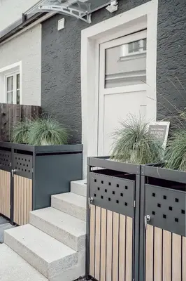 Das Gebäude in dem sich die Ferienwohnung befindet
