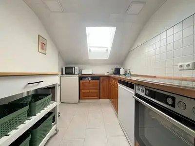Küche/Küchenzeile in der Unterkunft 4Bed I Klima I 3 Room I Wash I Küche I Parkplatz