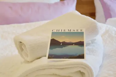 Ein Bett oder Betten in einem Zimmer der Unterkunft Haus Weitblick
