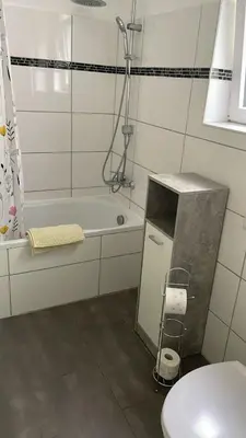 Ein Badezimmer in der Unterkunft WatzMannEG