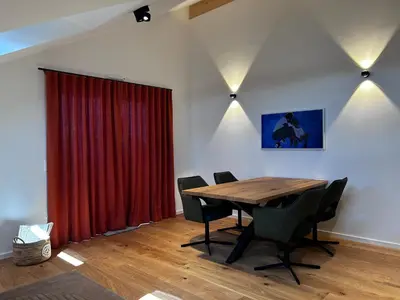 Grundriss der Unterkunft Moderne Ferienwohnung Übersee