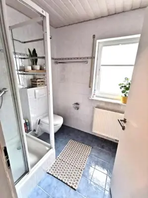 Ein Badezimmer in der Unterkunft Munich-Salzburg Mountain Gateway