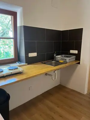 Küche/Küchenzeile in der Unterkunft NoStress77