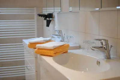 Ein Badezimmer in der Unterkunft Hofbauer