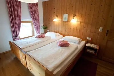 Ein Bett oder Betten in einem Zimmer der Unterkunft Hofbauer