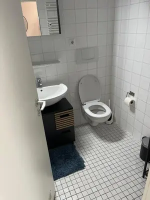 Ein Badezimmer in der Unterkunft City-Apartment with private Rooftop Terrace