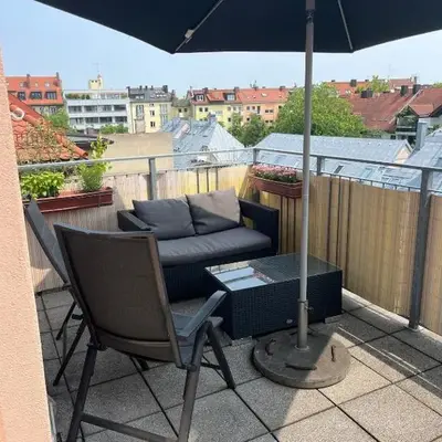 City-Apartment with private Rooftop Terrace