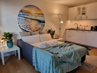 Grundriss der Unterkunft SunsetRetreat in Seenähe