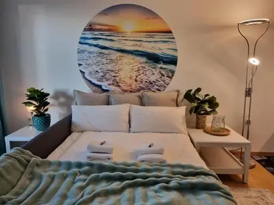 Grundriss der Unterkunft SunsetRetreat in Seenähe