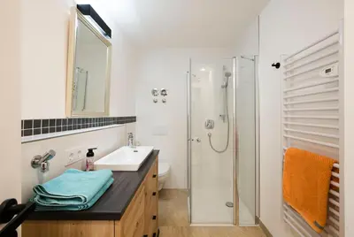 Ein Badezimmer in der Unterkunft Schöne Wohnung Entspannungsoase'
