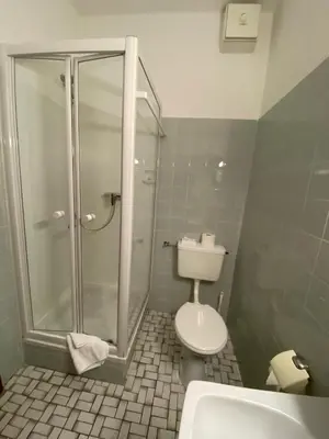 Ein Badezimmer in der Unterkunft Gasthof Großer Wirt