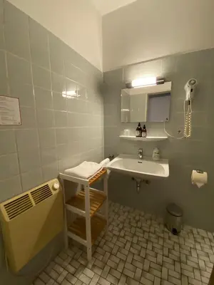 Ein Badezimmer in der Unterkunft Gasthof Großer Wirt