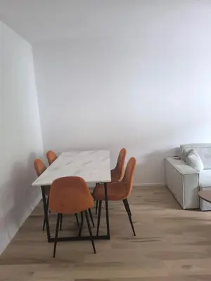 Ein Sitzbereich in der Unterkunft Apartment Rosa