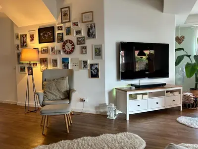 TV/Unterhaltungsangebot in der Unterkunft Wohlfühloase mit Pool, Kamin & großer Terrasse