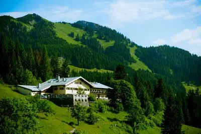 Naturlandschaft in der Nähe des Hostels