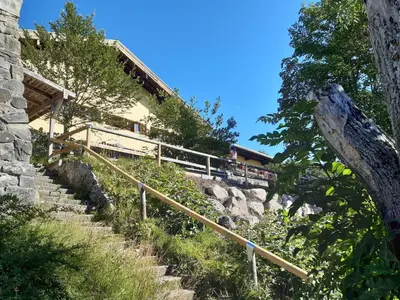 Naturlandschaft in der Nähe des Hostels