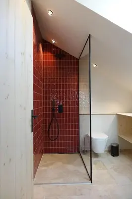 Ein Badezimmer in der Unterkunft Architect-designed house near Lake Chiemsee