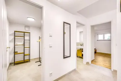 Grundriss der Unterkunft Edel & Exklusiv - Heimkino, Kochinsel, Parkplatz, XXL-Betten & Mehr