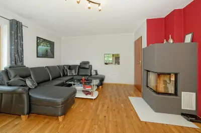 Ein Sitzbereich in der Unterkunft Fill's Oase am Bach