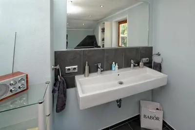 Ein Badezimmer in der Unterkunft Fill's Oase am Bach