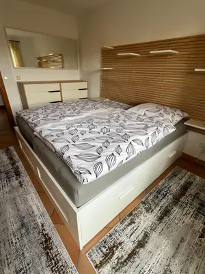 Ein Bett oder Betten in einem Zimmer der Unterkunft Puchheim Apartment