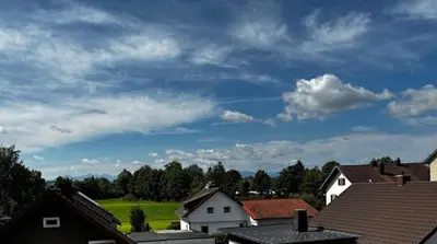 Das Gebäude in dem sich die Ferienwohnung befindet