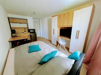 Ein Bett oder Betten in einem Zimmer der Unterkunft Allgäuer Hof Weilheim
