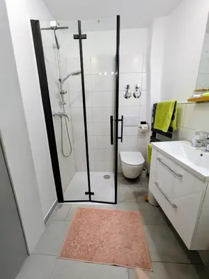 Ein Badezimmer in der Unterkunft Allgäuer Hof Weilheim