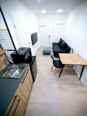 Küche/Küchenzeile in der Unterkunft Allgäuer Hof Weilheim
