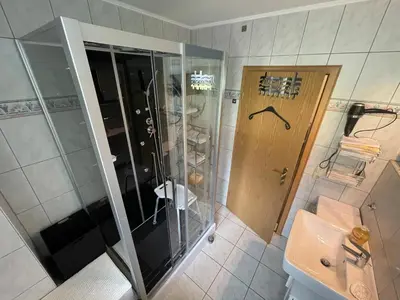 Ein Badezimmer in der Unterkunft Alpenjuwel