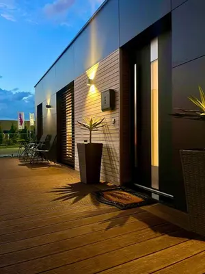 Das Gebäude in dem sich die Ferienwohnung befindet
