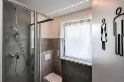 Ein Badezimmer in der Unterkunft Im Grasweg