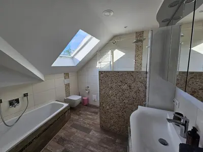 Ein Badezimmer in der Unterkunft RoSa Seeblick