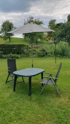 Ein Garten an der Unterkunft RoSa Seeblick