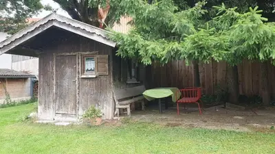 Ein Garten an der Unterkunft RoSa Seeblick