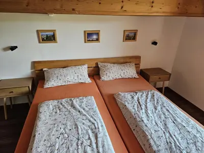 Ein Bett oder Betten in einem Zimmer der Unterkunft RoSa Seeblick