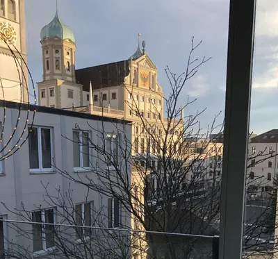 Das Gebäude in dem sich die Ferienwohnung befindet