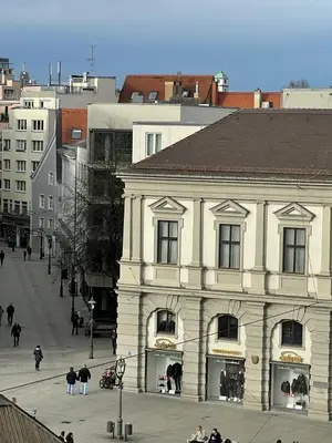 Das Gebäude in dem sich die Ferienwohnung befindet
